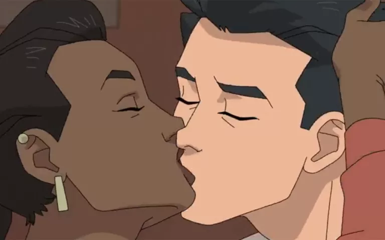 invincible episode 3 promo mark and amber kiss