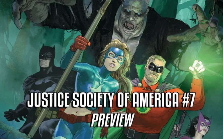 Justice Society of America #7 preview header