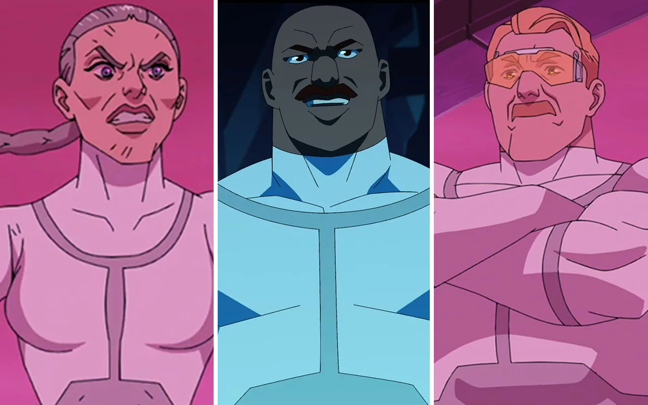 Invincible - Great little image to show the cast of the