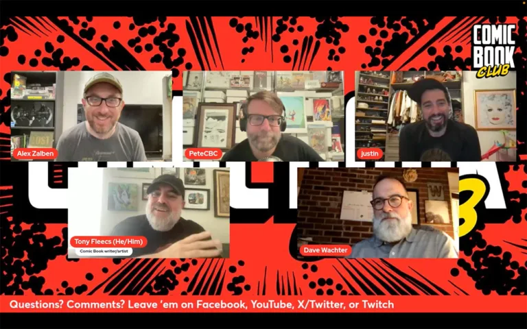 Comic Book Club: Tony Fleecs, Dave Wachter, And Eddie Ahn