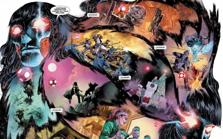 Ghost Machine The Rocketfellers #2 double page spread cropped