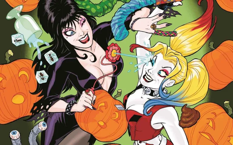Harley Quinn meets Elvira crop