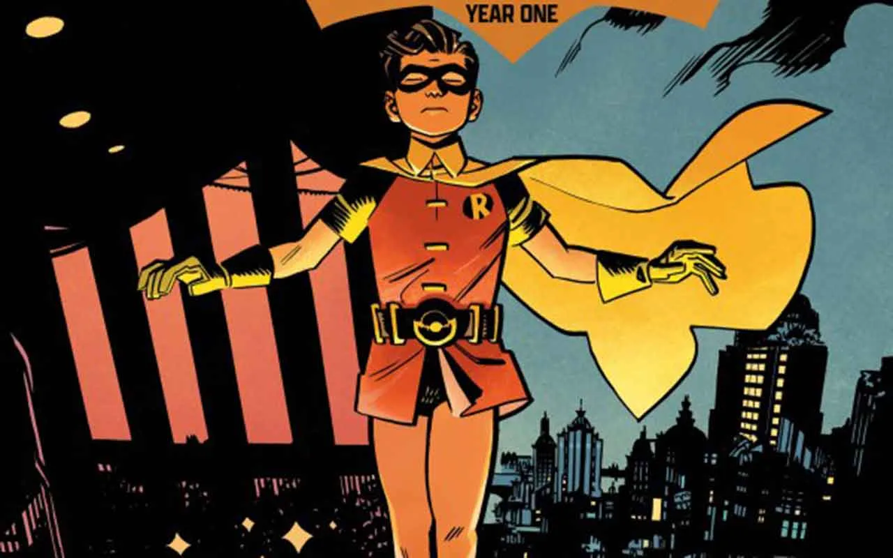Batman And Robin: Year One #6 crop