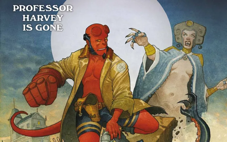 Hellboy Profesor Harvey Is Gone