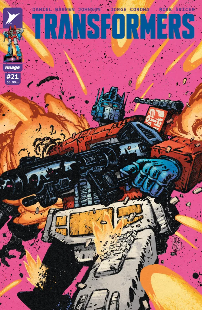 Skybound Preview: Transformers #21 cover