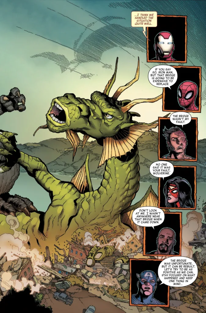 Godzilla Vs. Avengers #1 page 4