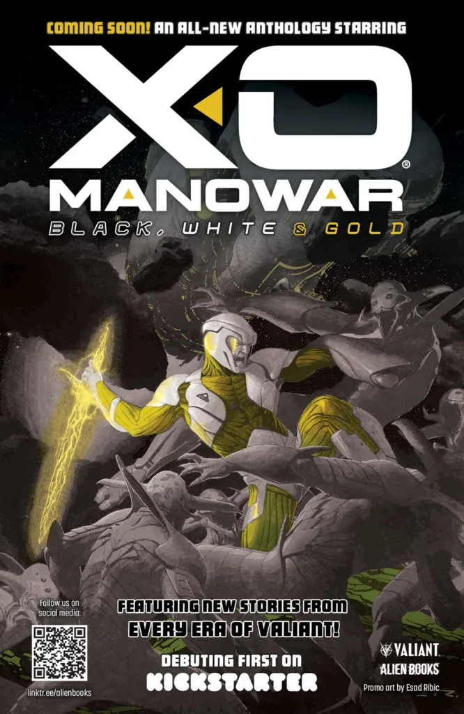 x-o manowar black white and gold