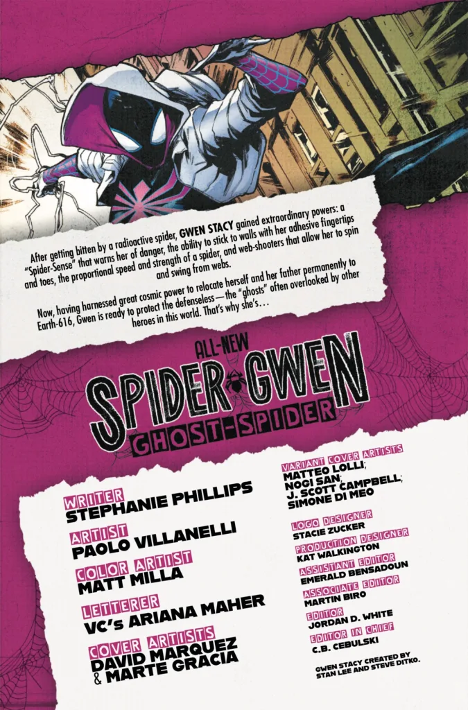 All-New Spider-Gwen: Ghost Spider #1 page 2