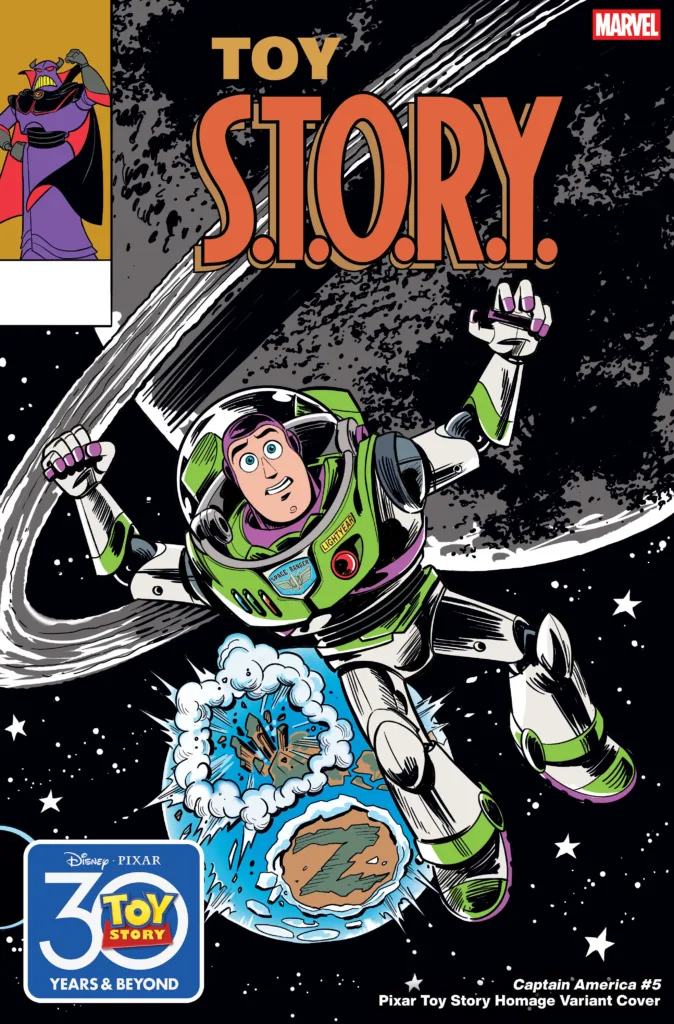 CAPTAIN AMERICA #5 PIXAR TOY STORY HOMAGE VARIANT COVER BY MARCO FORCELLONI & NICKY NICOTERA