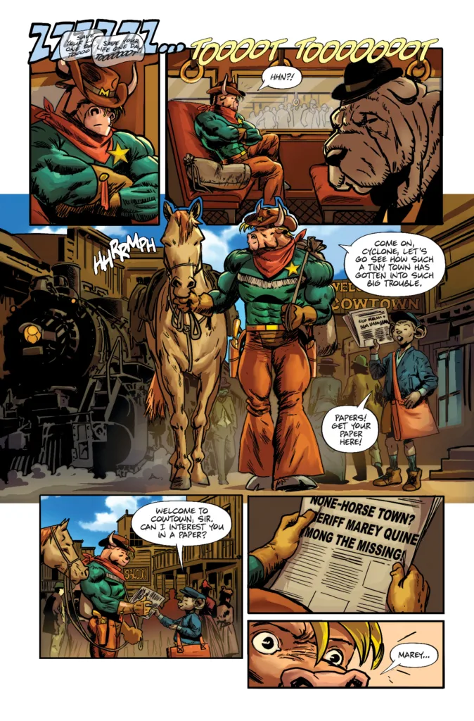 Wild West C.O.W.-Boys Of Moo Mesa #1 page 9