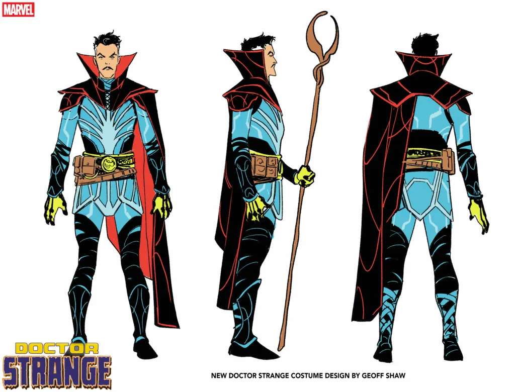 Doctor Strange new costume design by Geoff Shaw