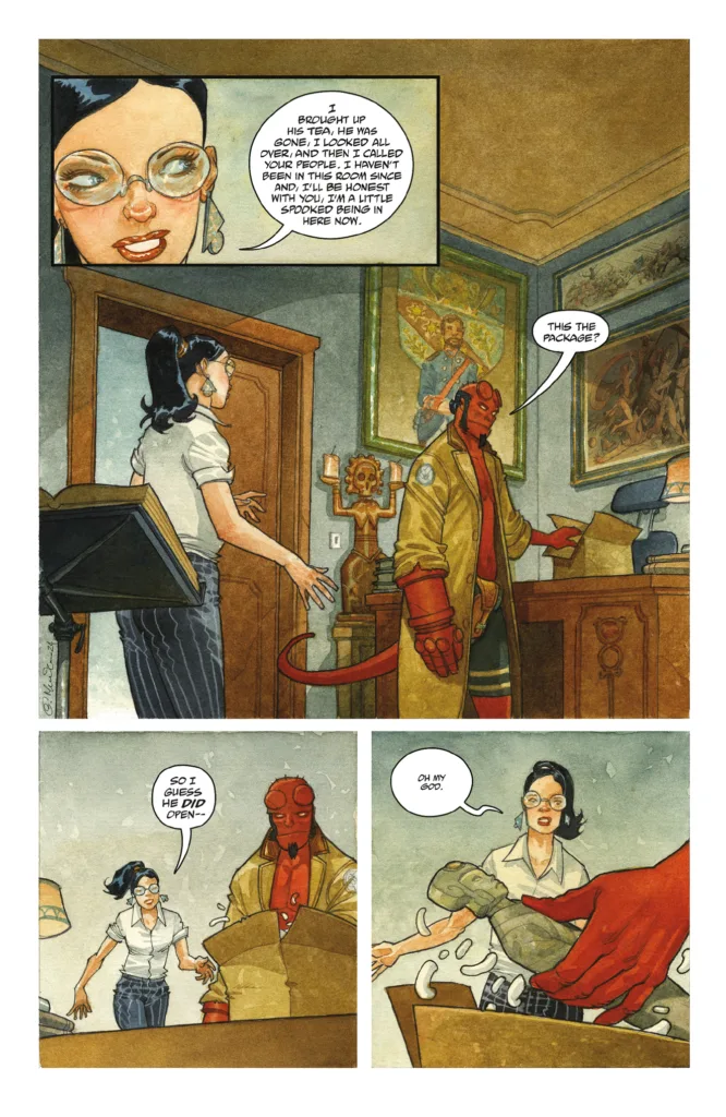 Hellboy and the B.P.R.D.: Professor Harvey is Gone page 3