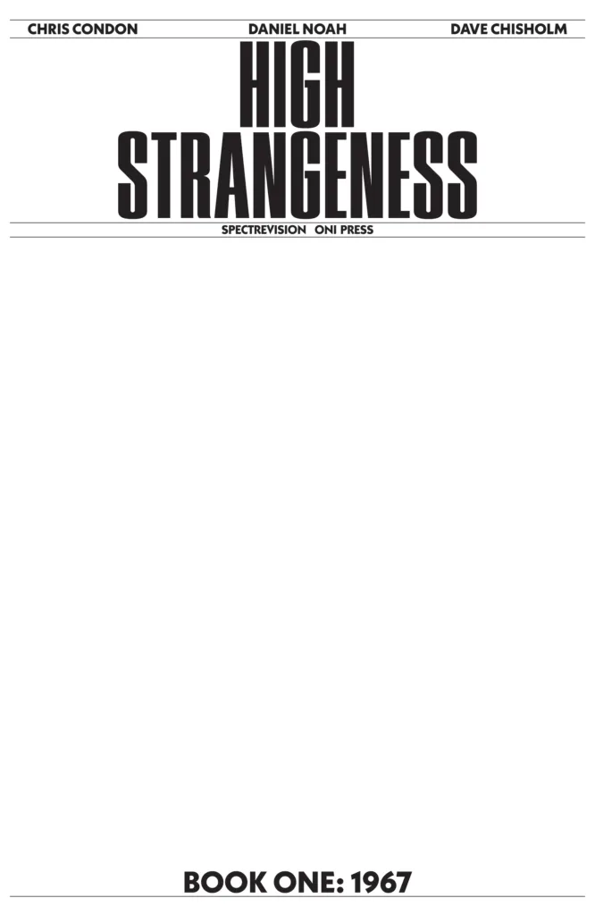 High Strangeness #1 cover