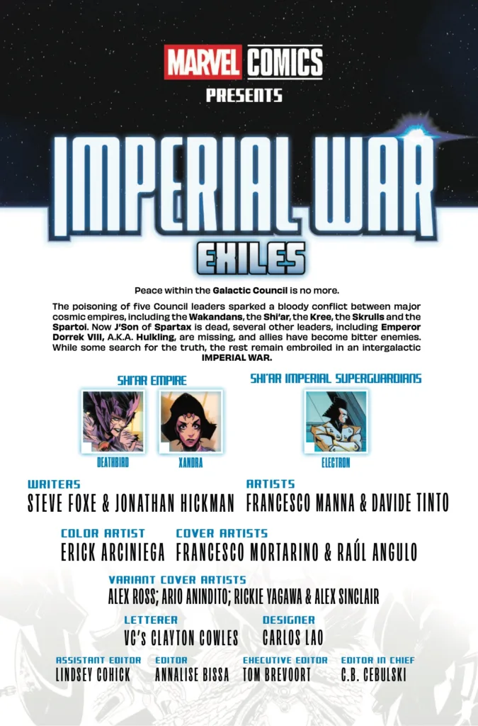 Imperial War: Exiles #1 page 2