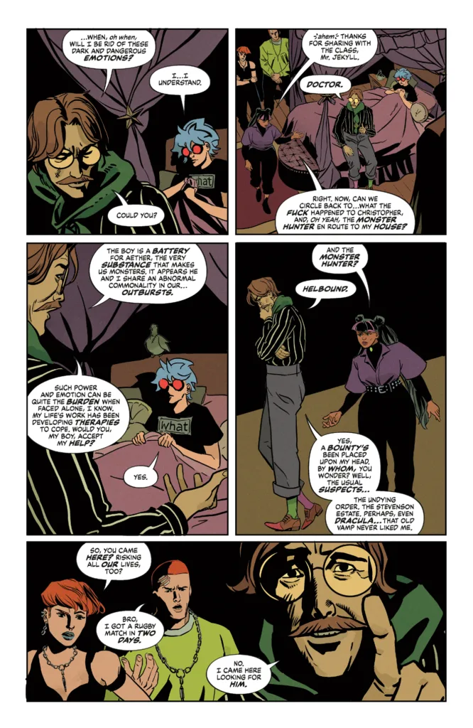 The Oddly Pedestrian Life of Christopher Chaos: Children of the Night #3 page 4