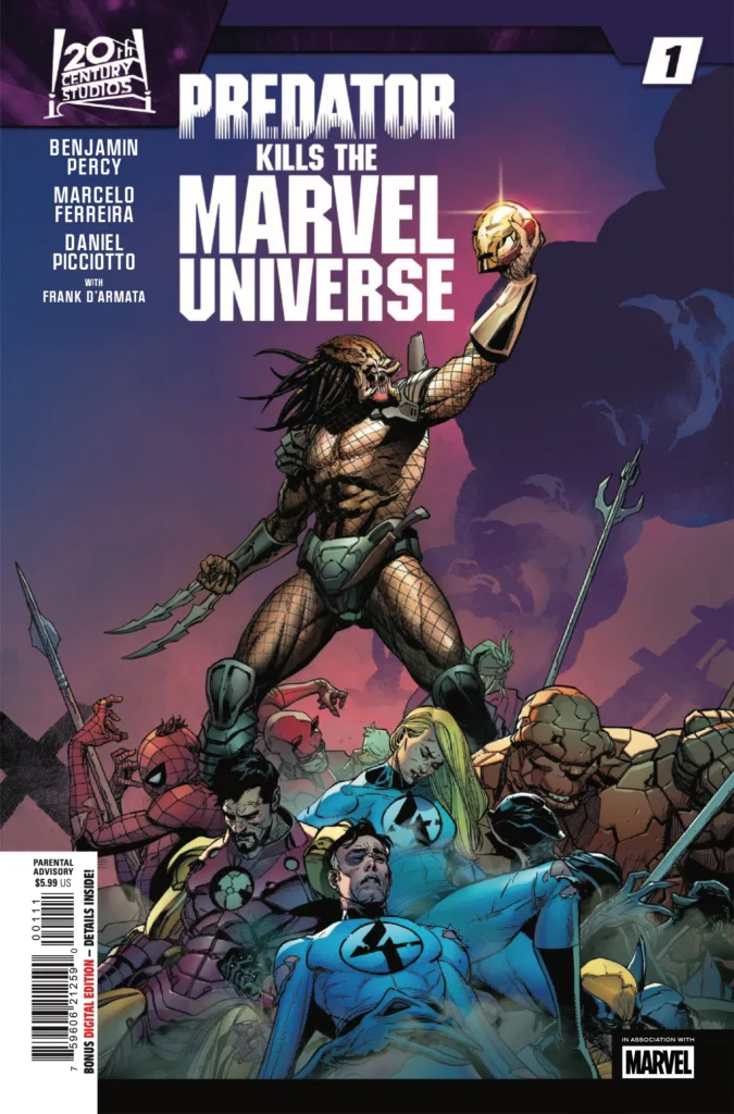 Predator Kills The Marvel Universe #1 cover
