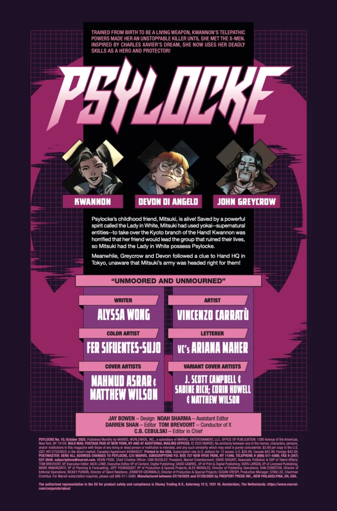Psylocke #10 page 2