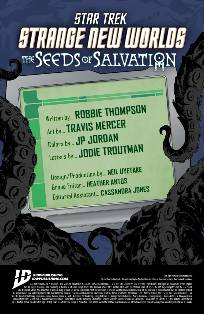 Star Trek: Strange New Worlds - Seeds of Salvation #1 page 2