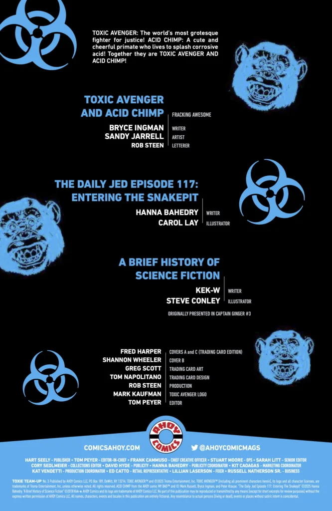 Toxie Team-up #3 credits