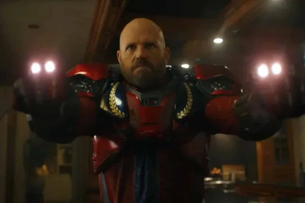 david denman as captain triumph on peacemaker season 2