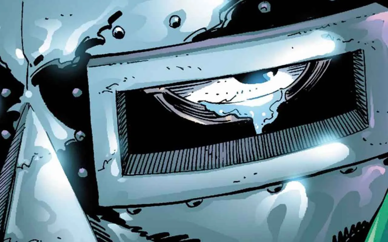 doctor doom crying in amazing spider-man #36