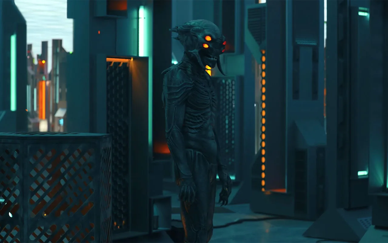 Kyphotic Alien Peacemaker Season 2 premiere