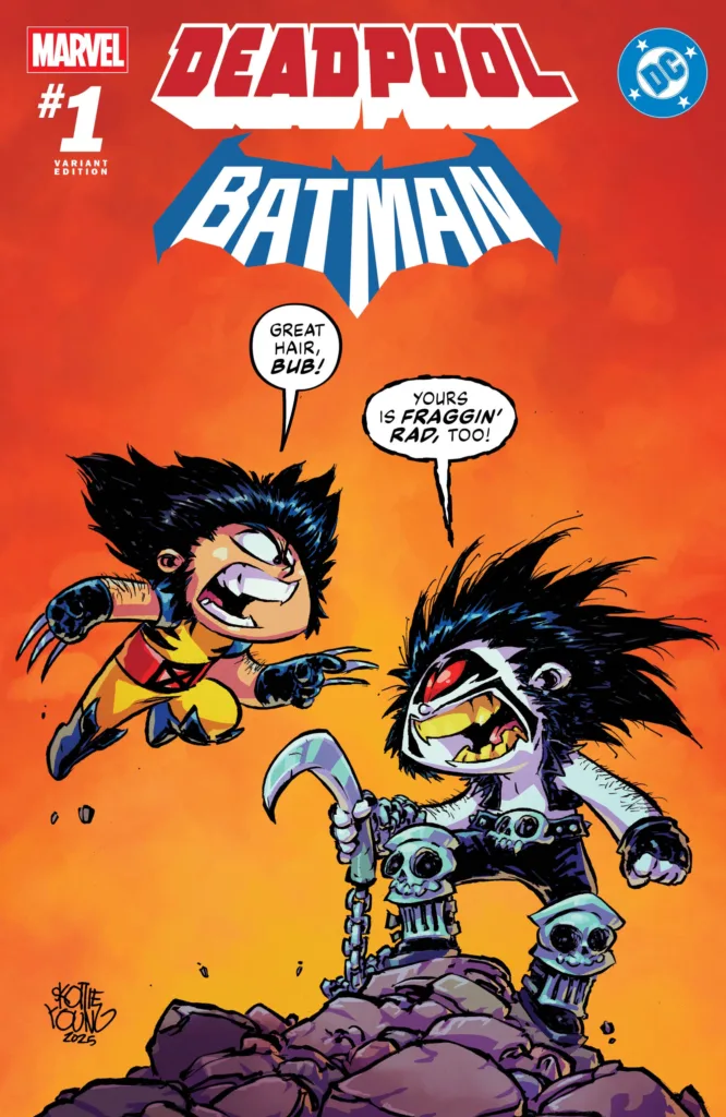 skottie young retailer cover deadpool batman