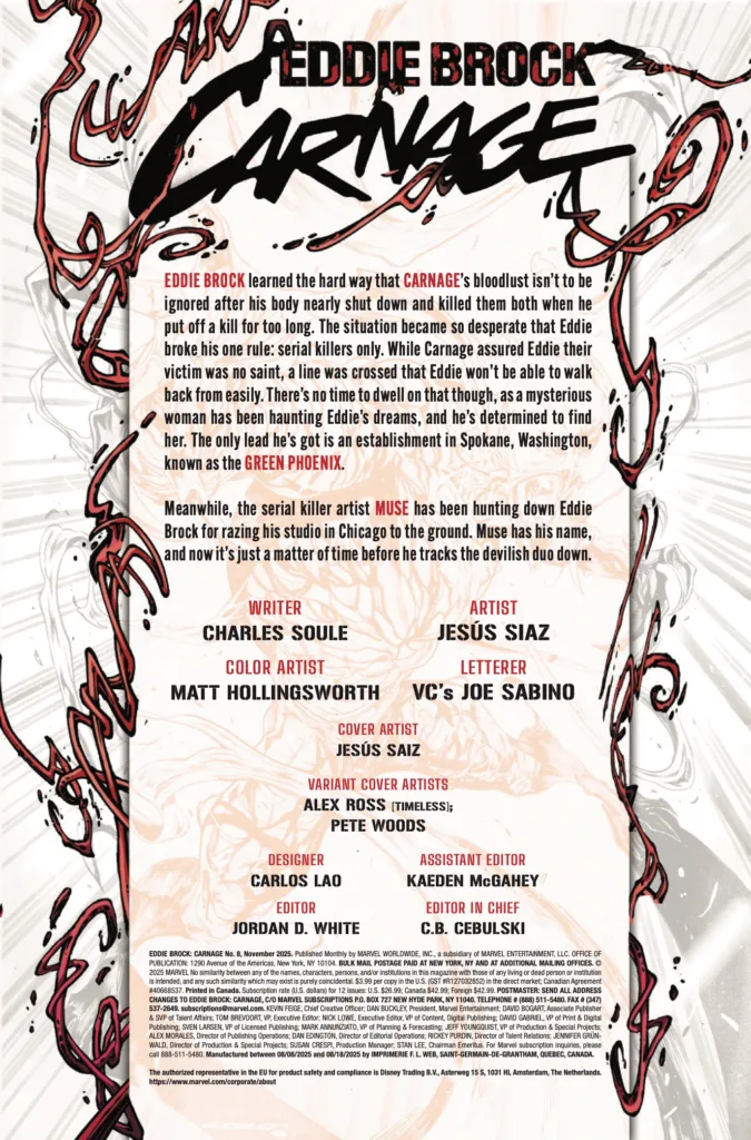 Eddie Brock: Carnage #8 page 2