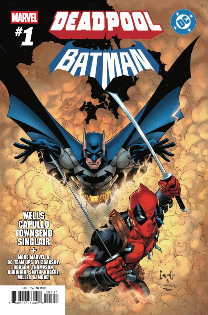 Marvel / DC: Deadpool / Batman #1 cover