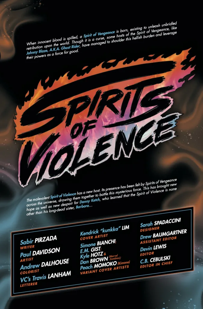 Spirits Of Violence #1 page 2
