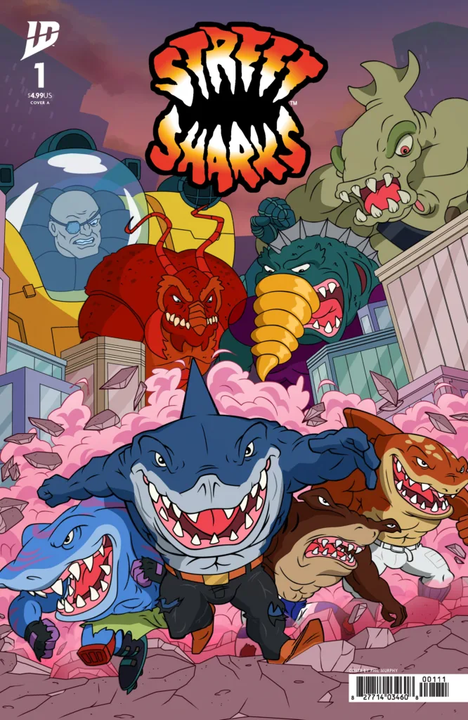 Street Sharks #1 cover