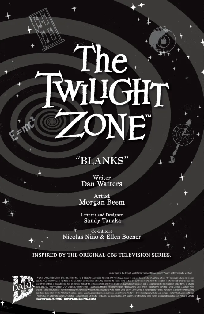 The Twilight Zone #1 page 2