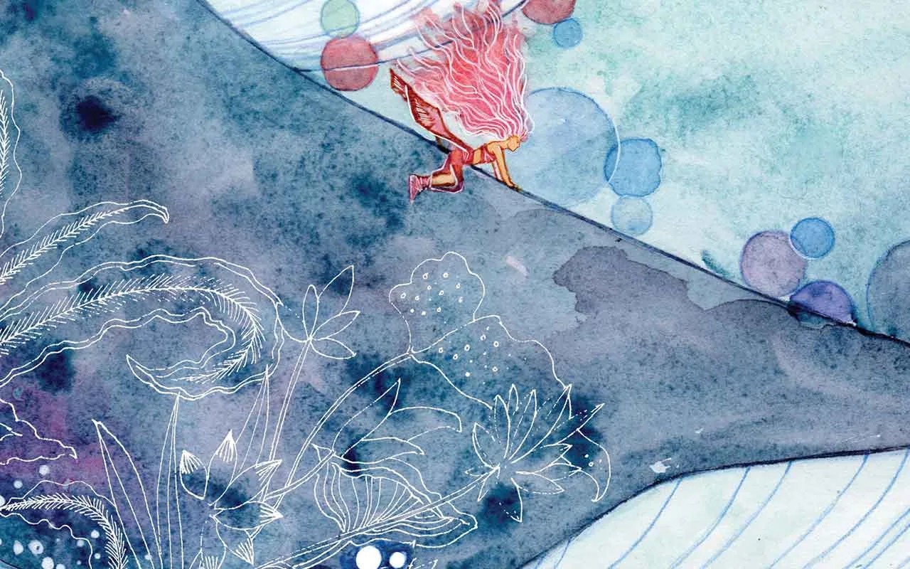 The Girl Who Draws on Whales crop