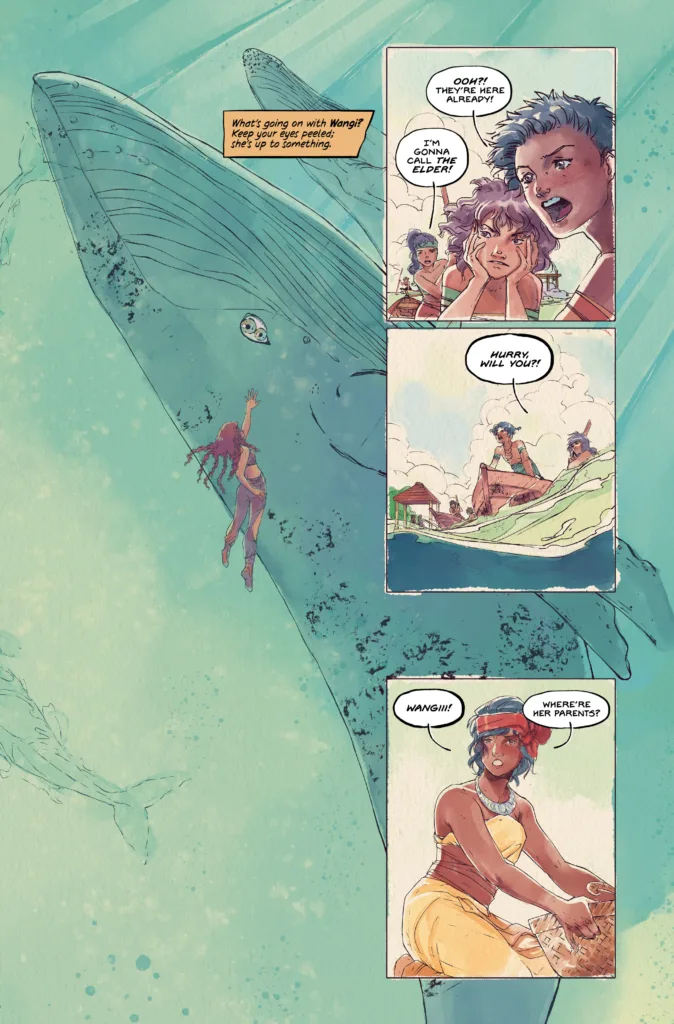 The Girl Who Draws on Whales page 9