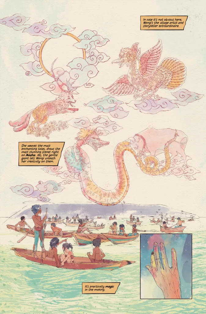 The Girl Who Draws on Whales page 11