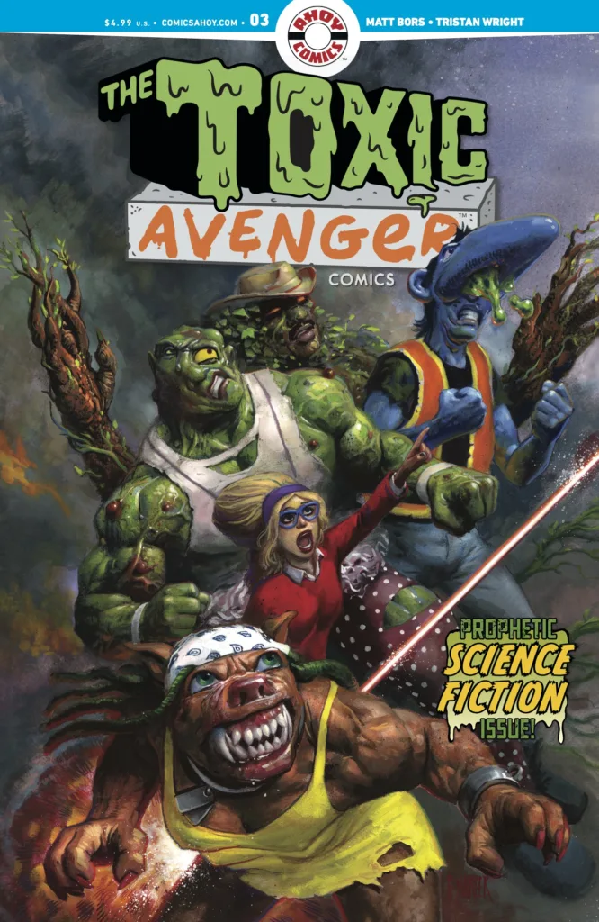 The Toxic Avenger Comics #3 cover