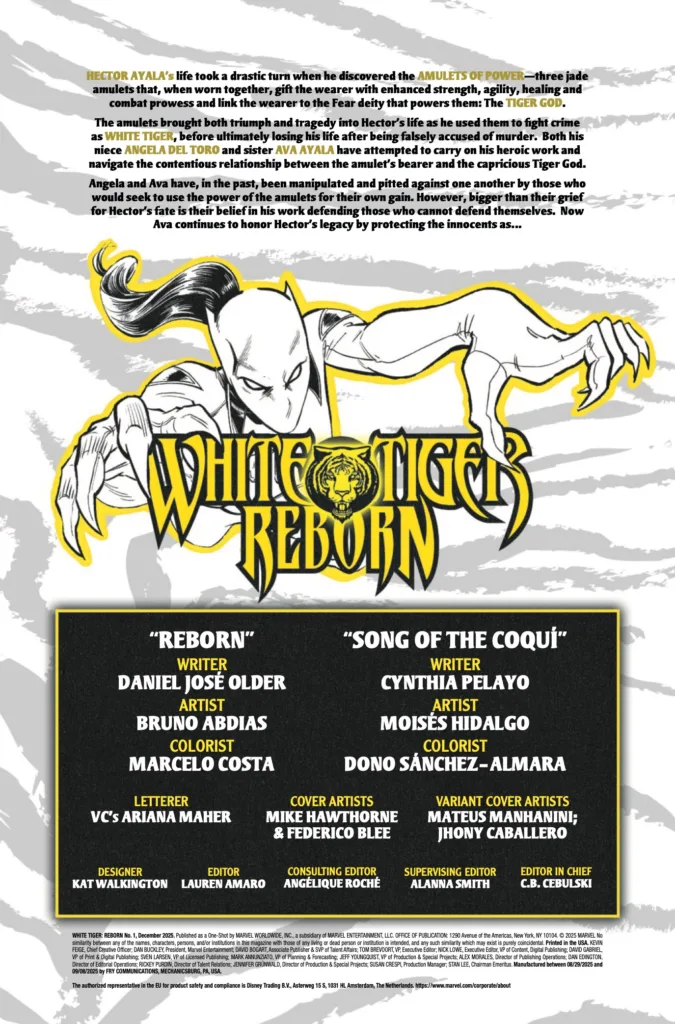 White Tiger Reborn #1 page 2