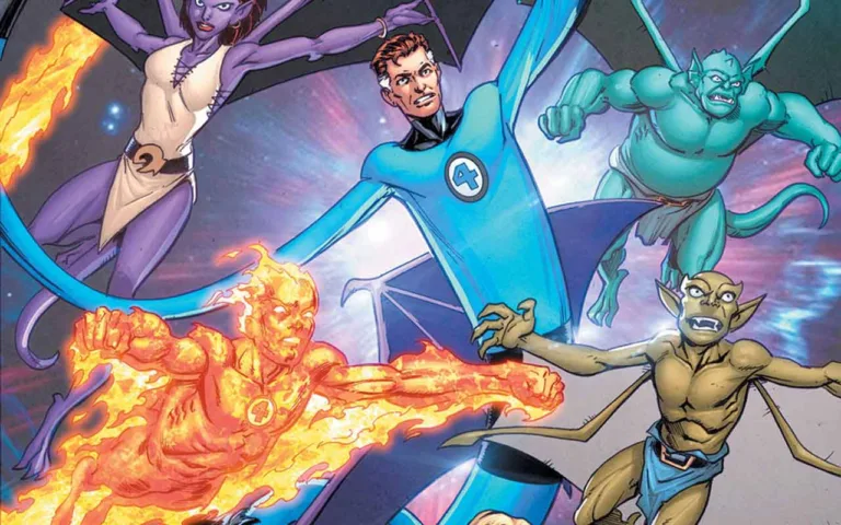 Gargoyles Fantastic Four cover crop