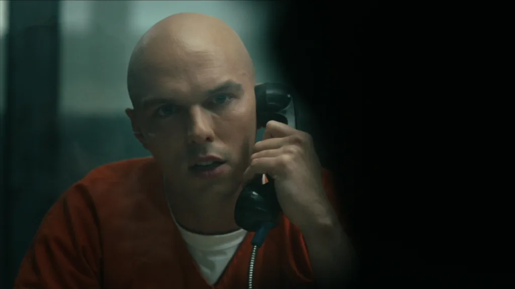 Nicholas Hoult as Lex Luthor on Peacemaker