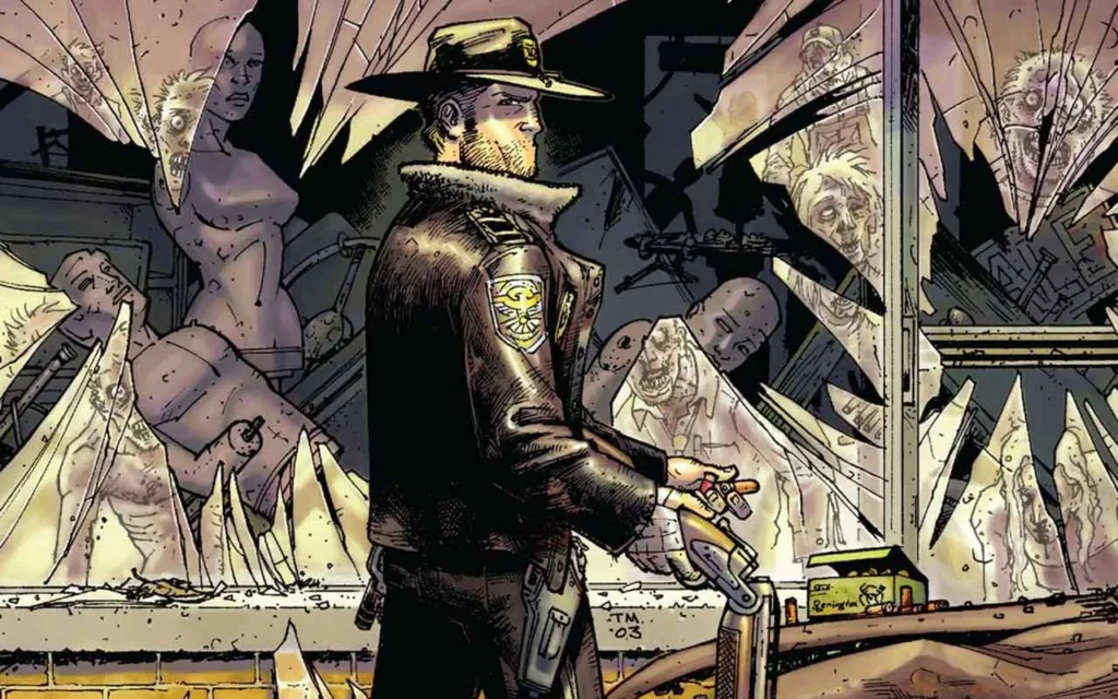 The Walking Dead #1 crop