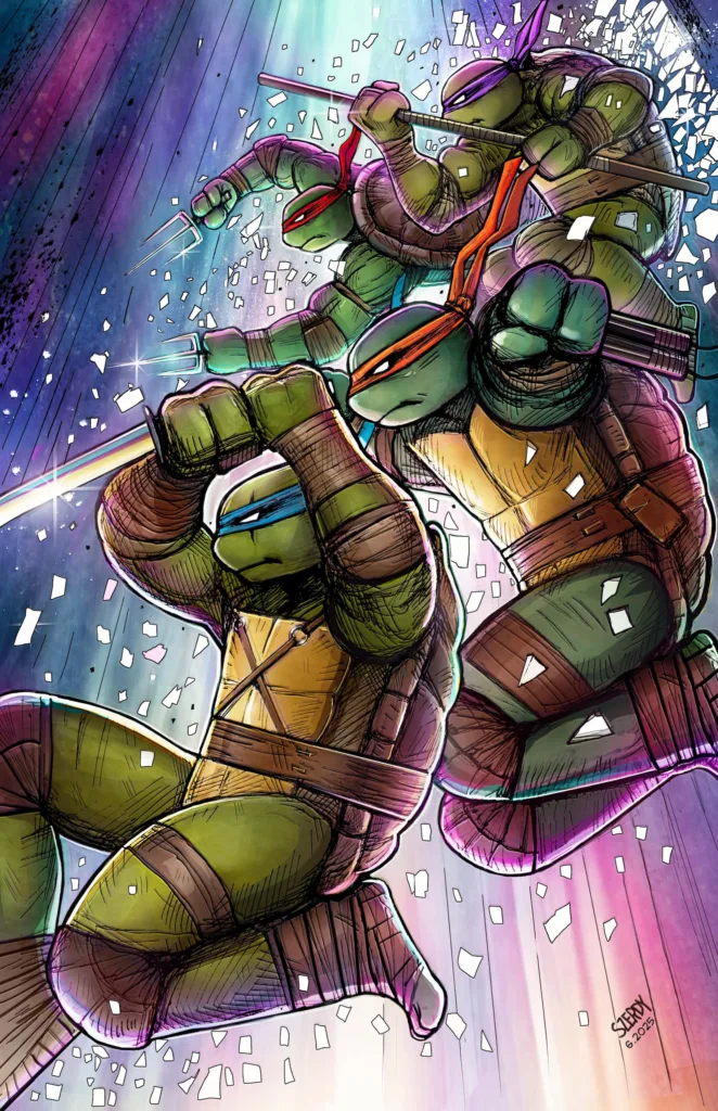 Blind Bag Exclusive: TEENAGE MUTANT NINJA TURTLES #13 1:25 variant by Nathan Szerdy