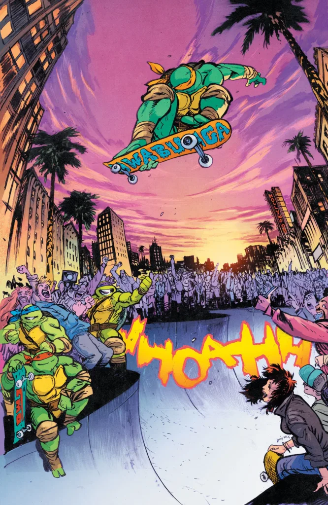 TEENAGE MUTANT NINJA TURTLES #13 1:75 full art variant by Daniel Warren Johnson