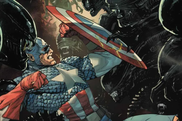 Marvel Preview: Alien Vs. Captain America #1 Alien Vs. Captain America #1 crop