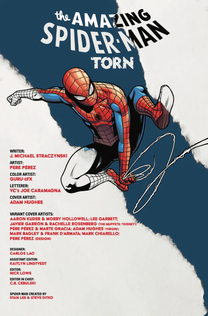 Amazing Spider-Man: Torn #1 page 2