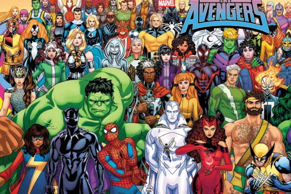 Avengers #34 wraparound cover