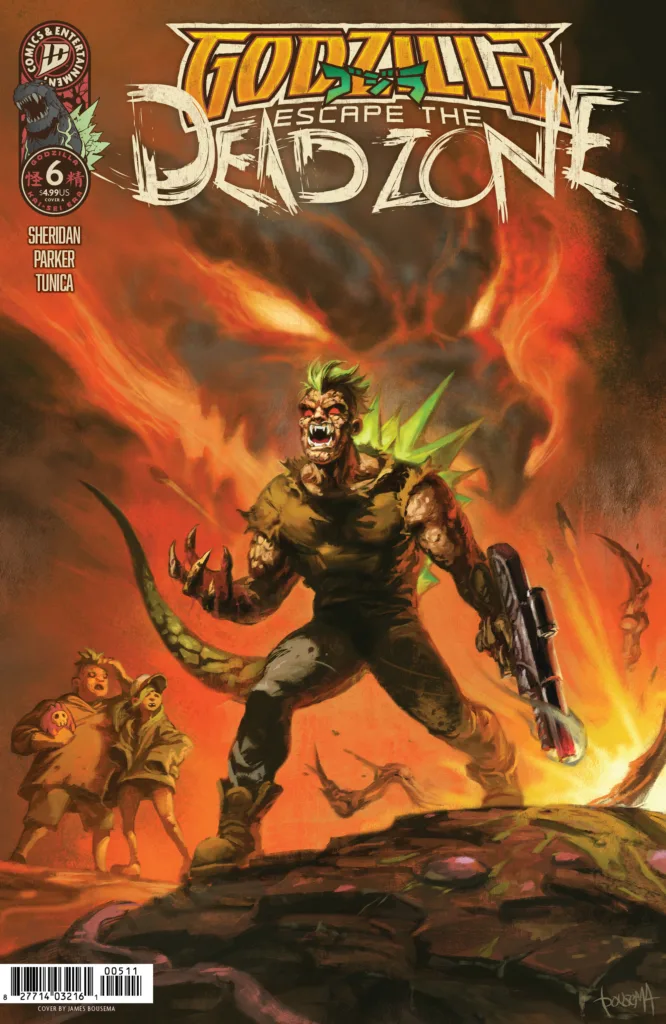 Godzilla: Escape The Deadzone #6 - Cover B by James Bousema