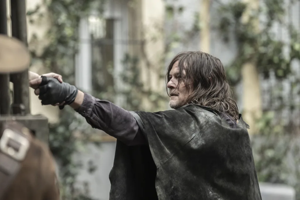 Norman Reedus as Daryl Dixon - The Walking Dead: Daryl Dixon _ Season 3, Episode 6 - Photo Credit: Jorge Alvarino/AMC