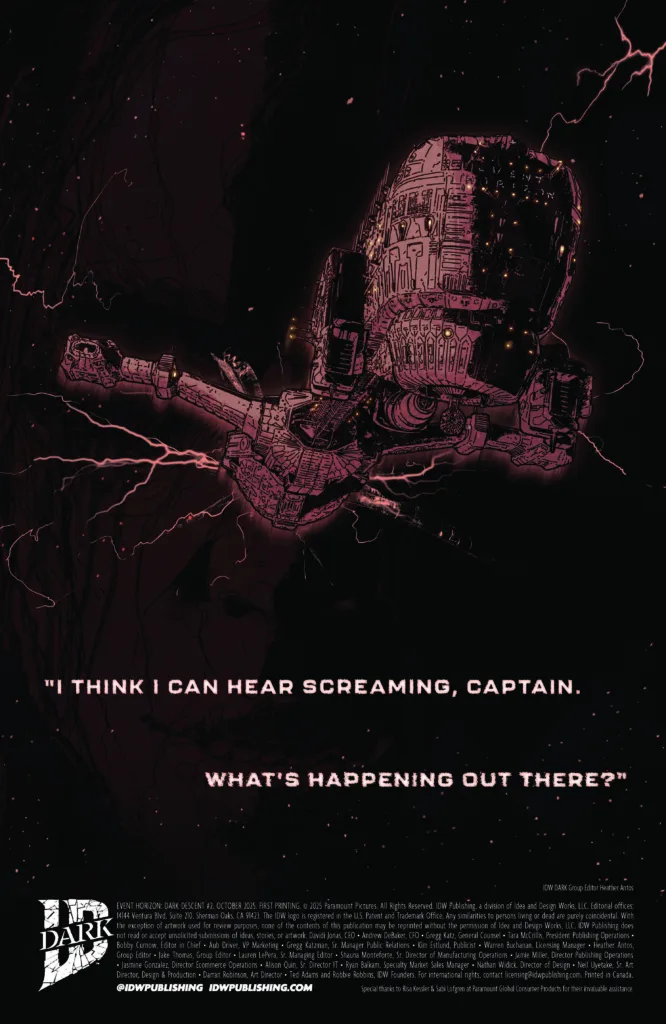 Event Horizon: Dark Descent #2 page 2