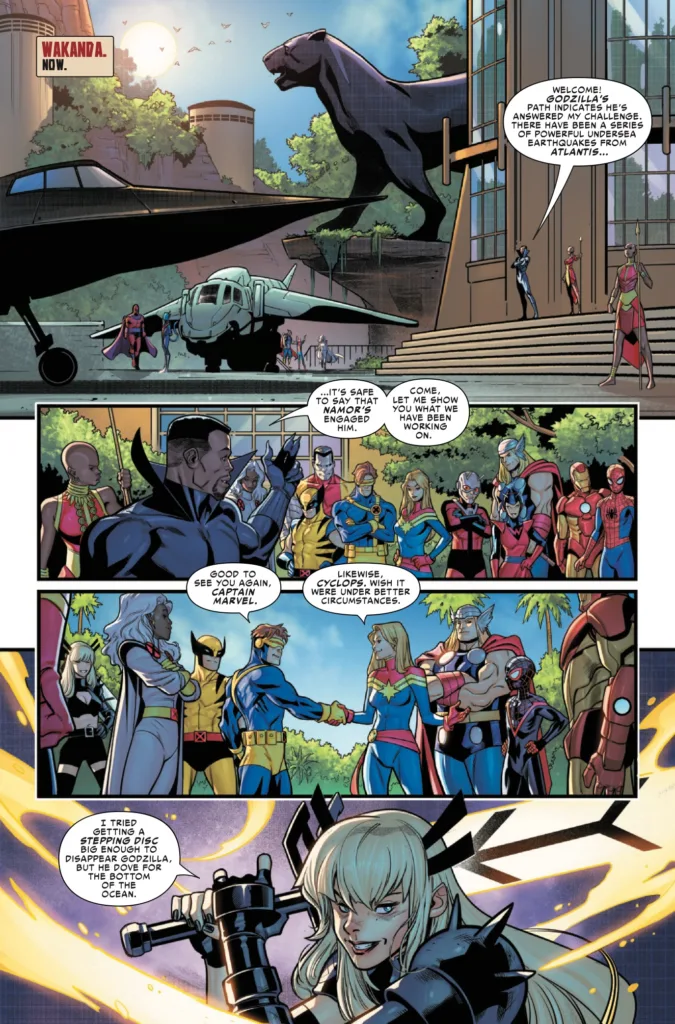 Godzilla Destroys The Marvel Universe #4 page 2