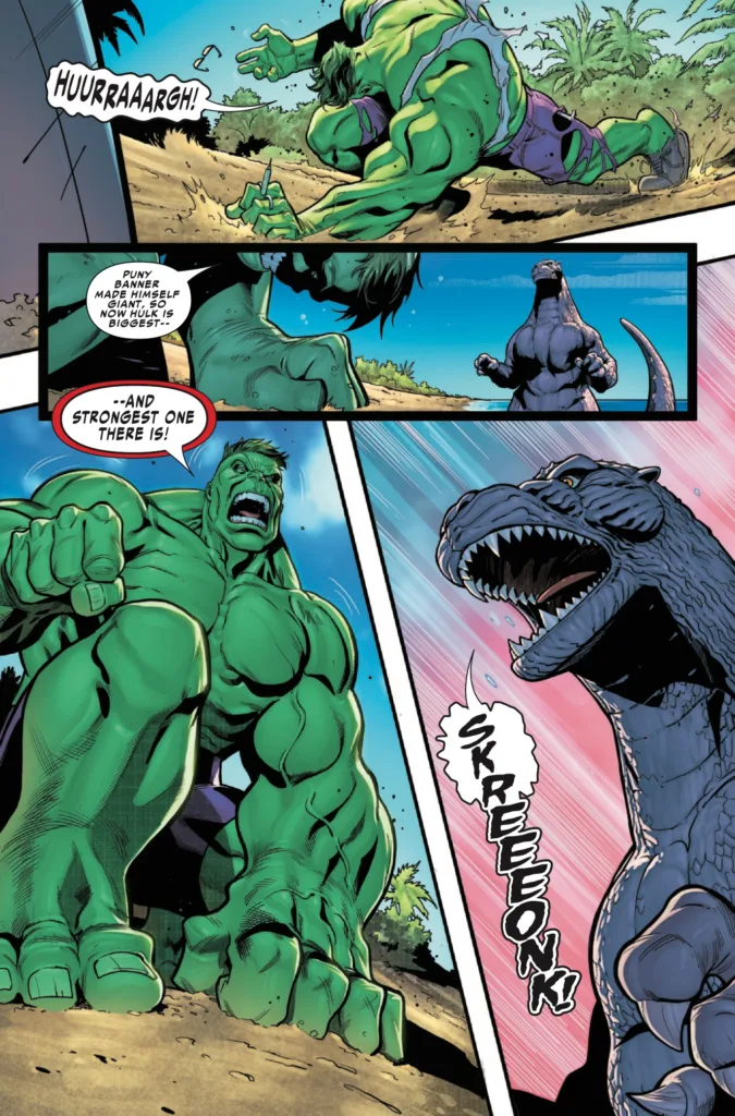 Godzilla Destroys The Marvel Universe #4 page 5